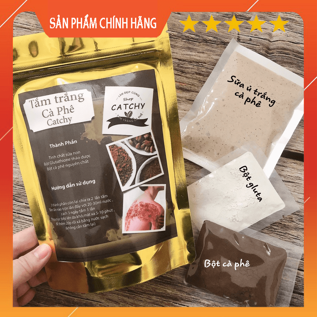Tắm Trắng Cà Phê Body Catchy Siêu Trắng