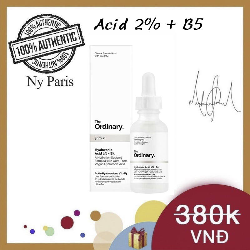 [HCM][Chính Hãng] Serum The Ordinary Hyaluronic Acid 2% +B5 cấp ẩm giảm mụn