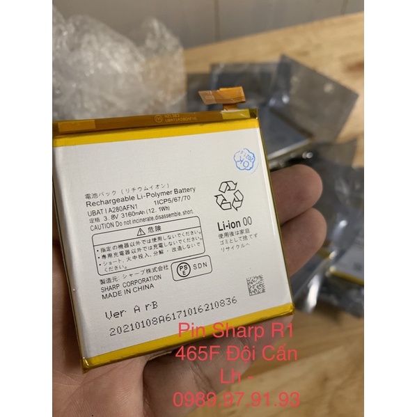 Pin điện thoại Sharp các đời