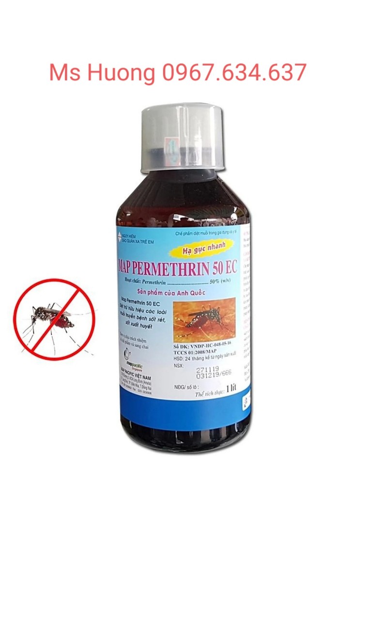 [GIÁ GỐC+QUÀ 60K] Permethrin 50EC – MAP Permethrin 50EC -Anh Quốc– thuốc diệt muỗi côn trùng permethrin 50EC SG CITY HÀNG CHẤT , GIÁ GỐC