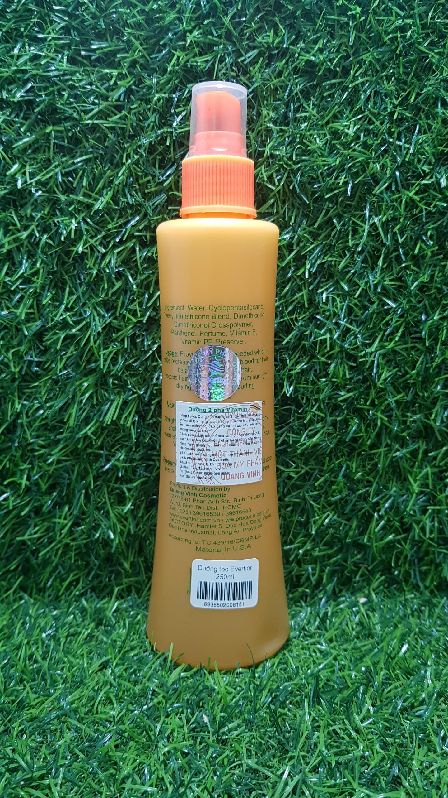 [HCM]Xịt dưỡng tóc 2 pha Everflor 250ml