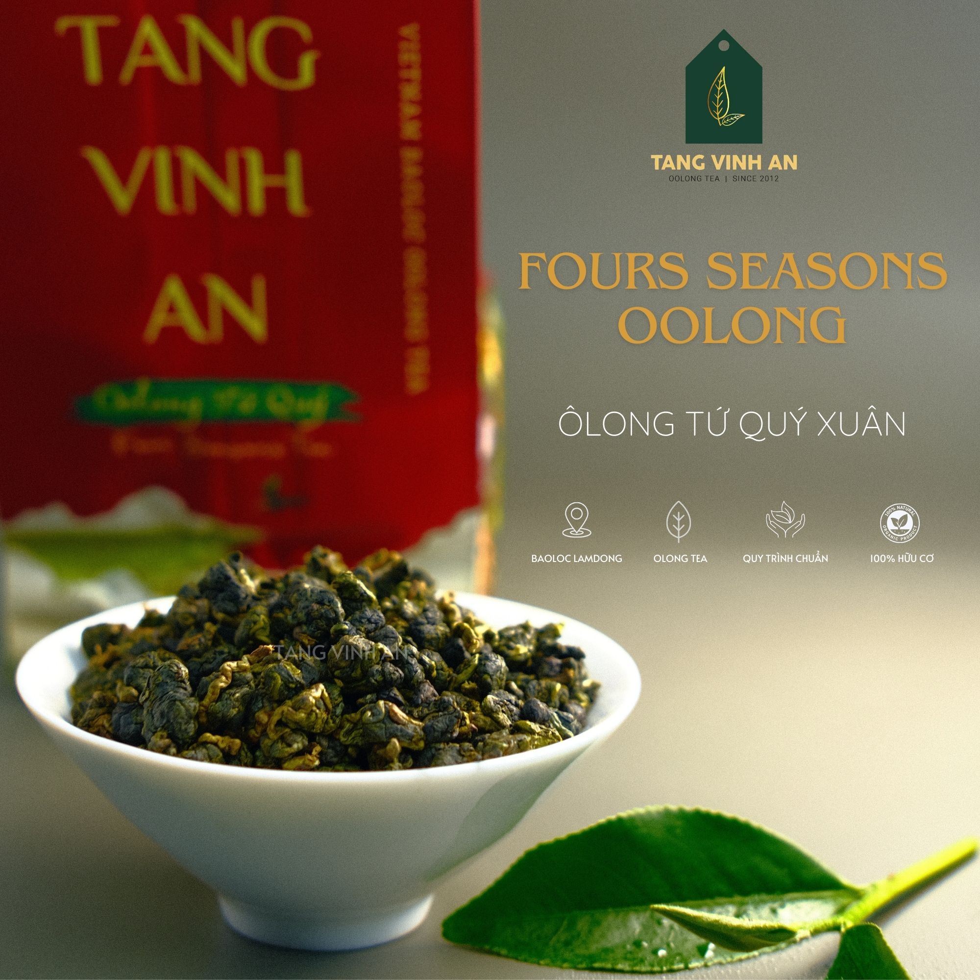 Trà Oolong Tứ Quý - Tằng Vĩnh An - 250gr