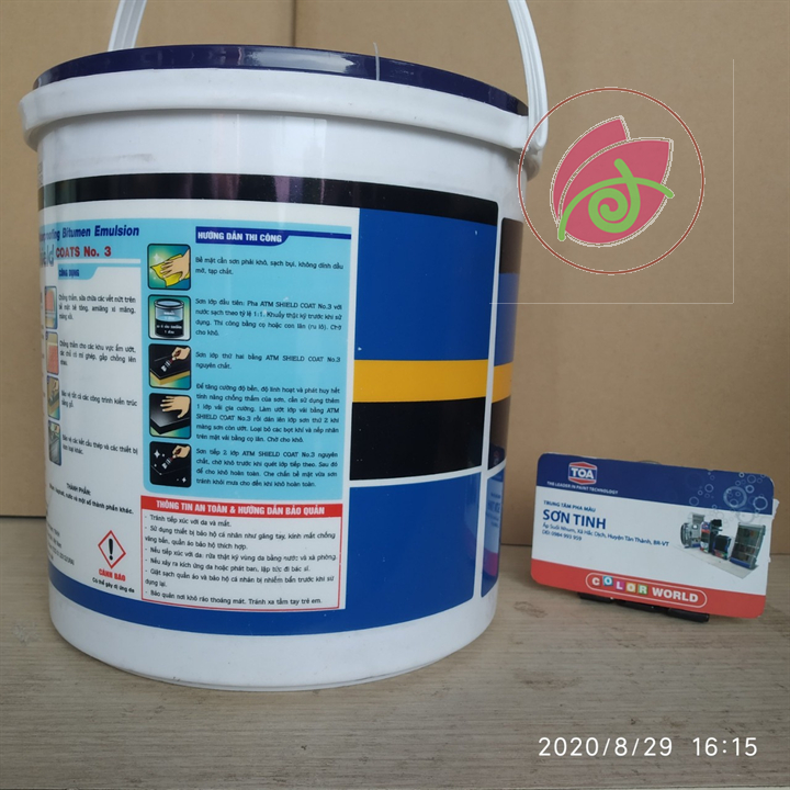 Sơn chống thấm Bitum ATM Shield Coat 3.5 kg