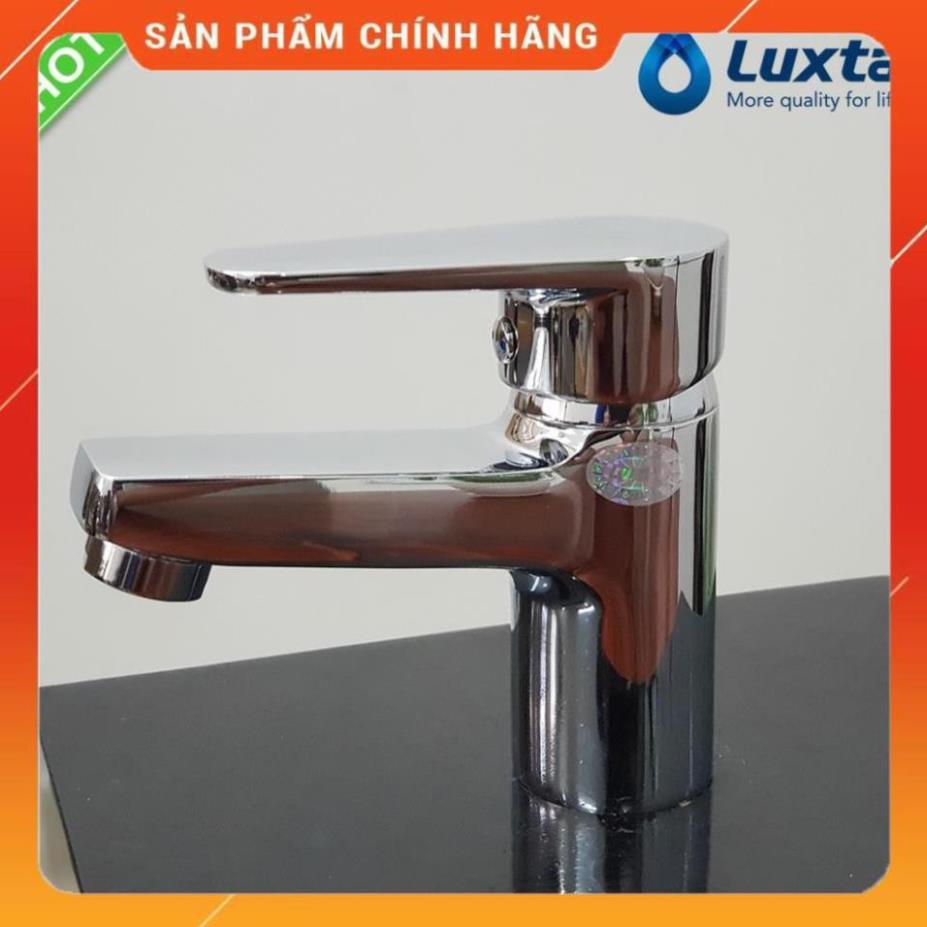 Vòi lavabo nóng lạnh luxta l1223 tặng 2 dây cấp, bảo hành 5 năm