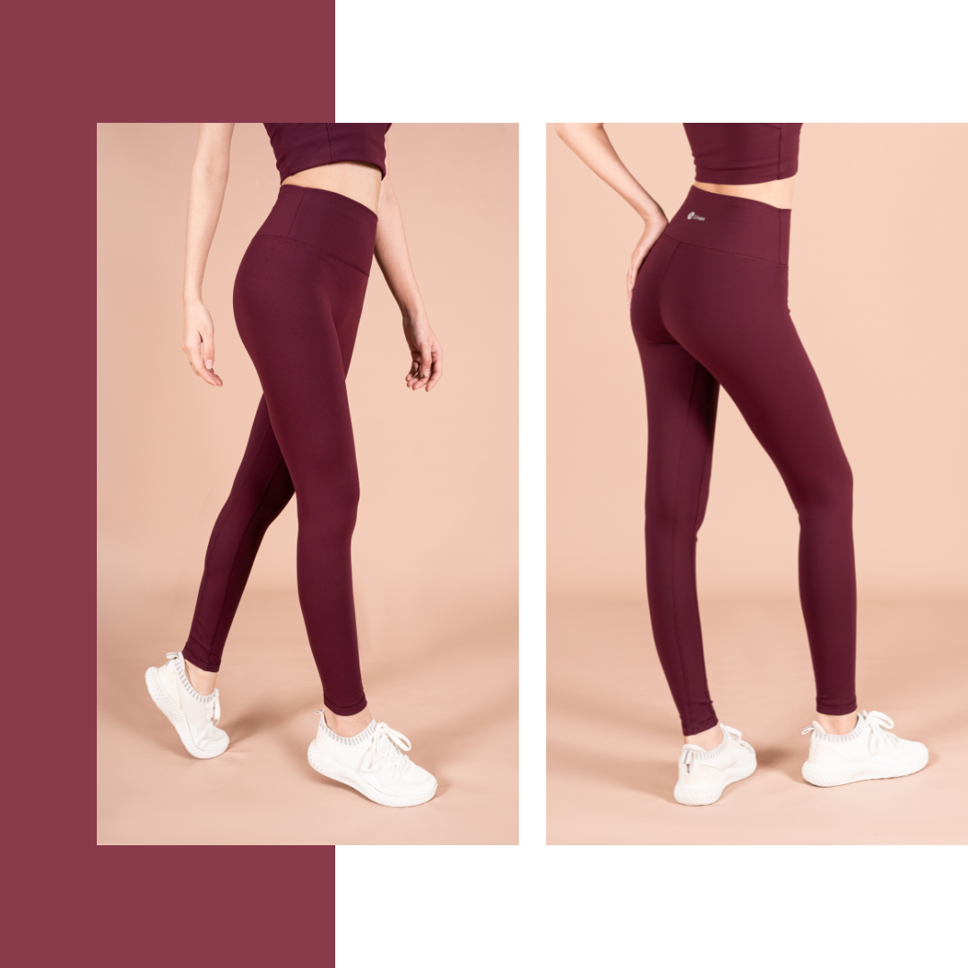 Quần Legging Basic Livan Sport Cao Cấp, Co Giãn, Cạp Mềm Mịn Ôm Form