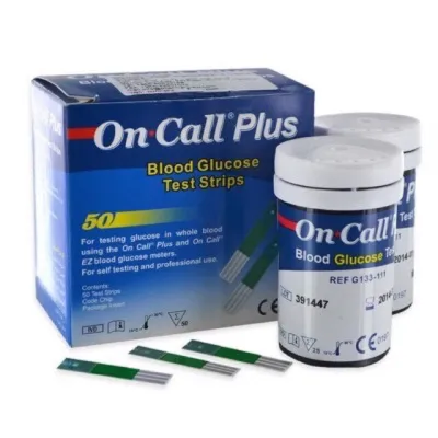 50 Que thử đường huyết On Call Plus ( lọ )