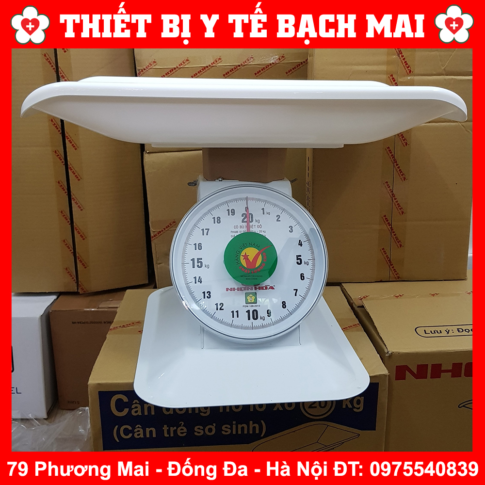 Cân Trẻ Sơ Sinh Nhơn Hòa 20kg [ Bảo hành  12 tháng ]