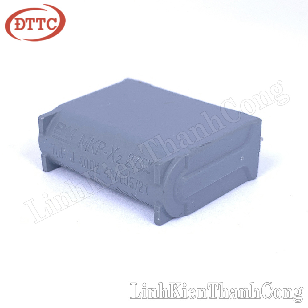 Tụ bếp từ 7uf 275vac 400vdc đứng màu xám