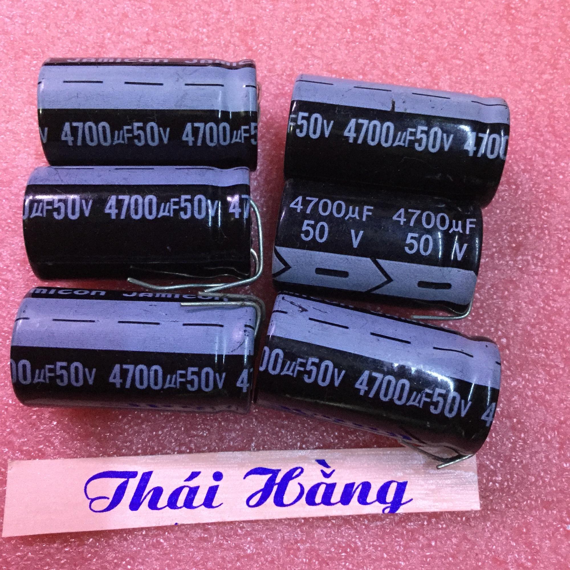Tụ lọc nguồn 4700M/50 v ( giá 10 chiếc )