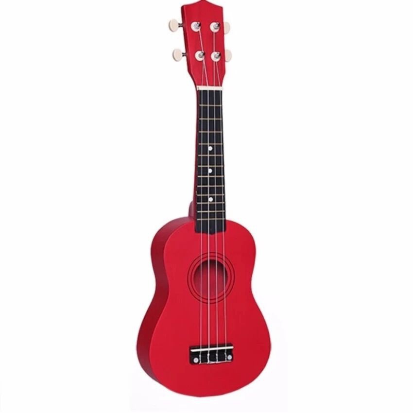 Đàn Ukulele Soprano màu trơn 21 đen - HÀNG CÓ SẴN