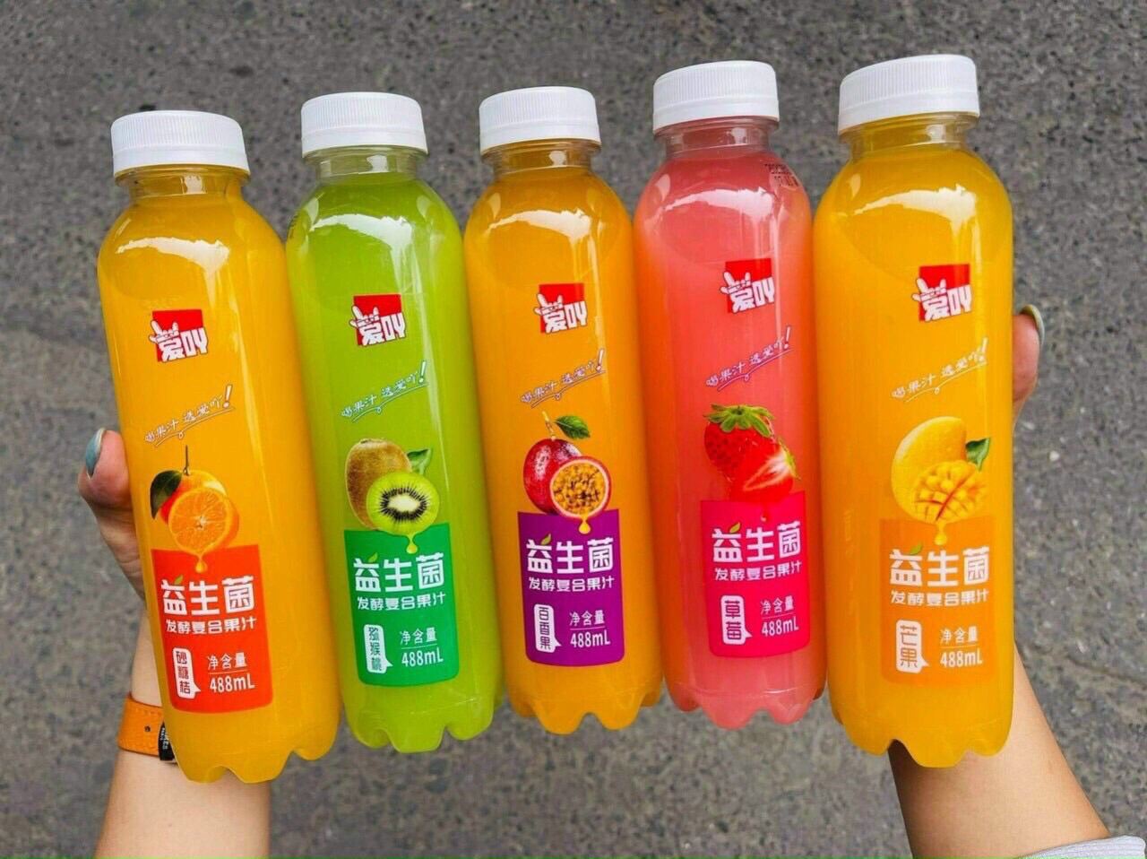 [HCM]Nước ép trái cây hoa quả đủ vị 488 ml