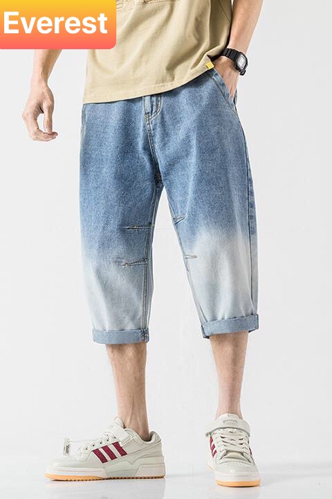 QUẦN BAGGY SHORT SỌT LỠ LỬNG JEAN NAM CHẤT BÒ ỐNG RỘNG 2 MÀU XÌ TEEN HÈ NHẬT BẢN HOT TREND DB-999 - EVEREST FASHION