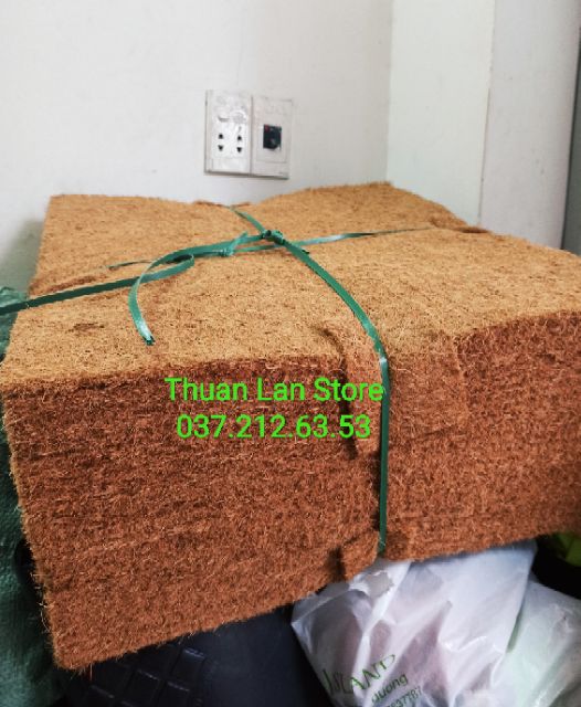 Thảm Sơ Dừa Ép 50×50cm Trồng Lan