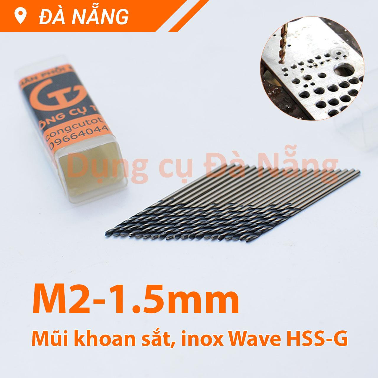 Mũi khoan sắt inox Wave HSS 1-10mm