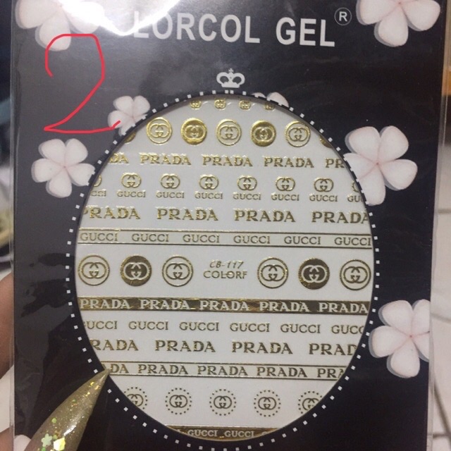 Sticker dán móng tay nhiều mẫu khác nhau