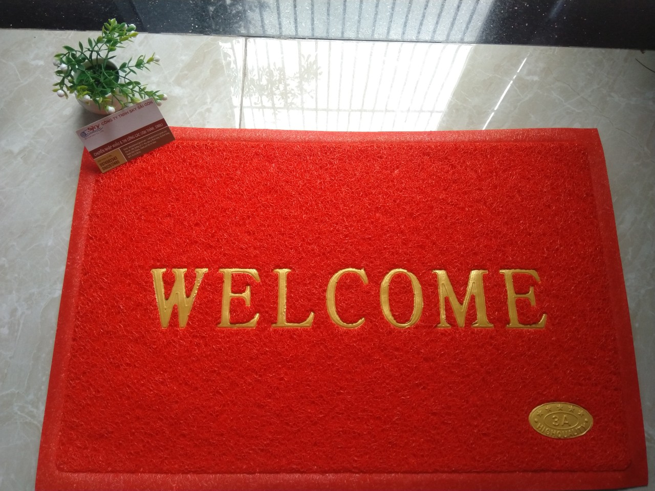 Tiles welcome in door many sizes 40x60 50x70 60x90 90x120 120x150 cm