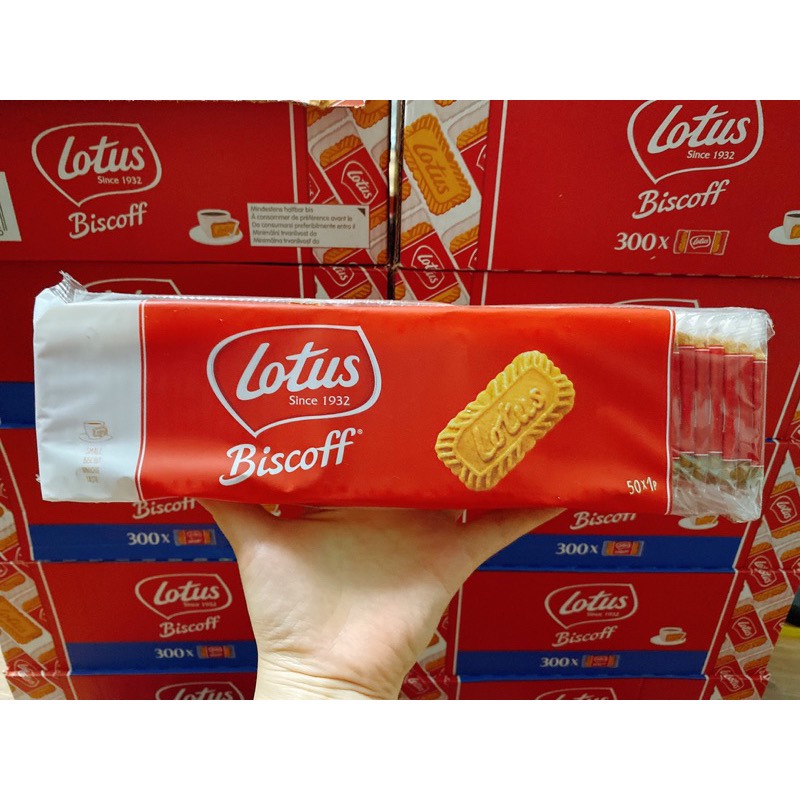 Gói 50 chiếc - Bánh quy Lotus Biscoff thơm giòn vị quế