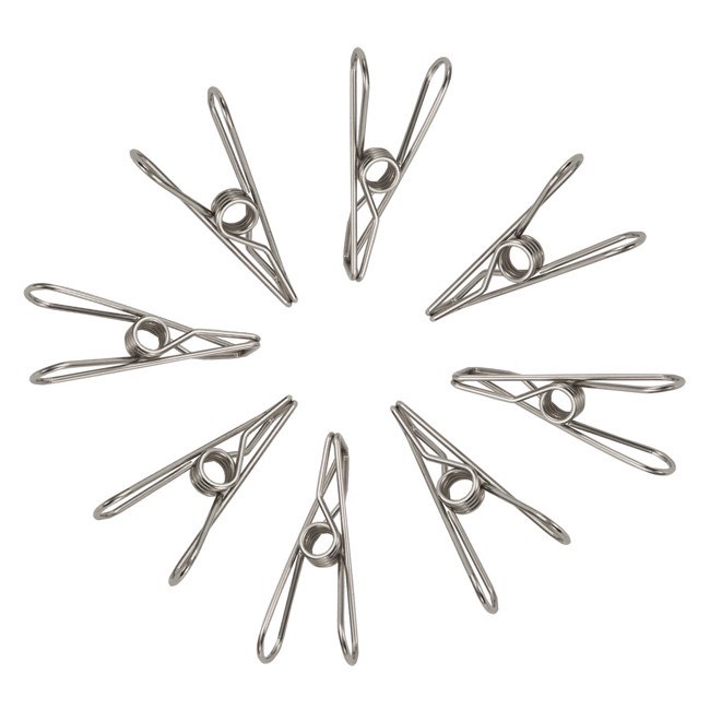 Set 10, 20 kẹp inox không gỉ