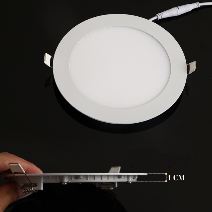 Đèn led âm trần tròn siêu mỏng 6w 9w 12w