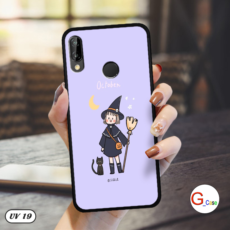 Ốp Huawei Nova 3e lưng nhám -ngộ nghĩnh