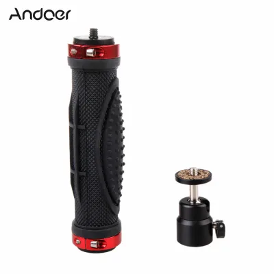 Andoer 1/4" Screw Handle Holder Grip Stabilizer for Canon Nikon Sony Digital Video Camera Camcorder Gopro Camera