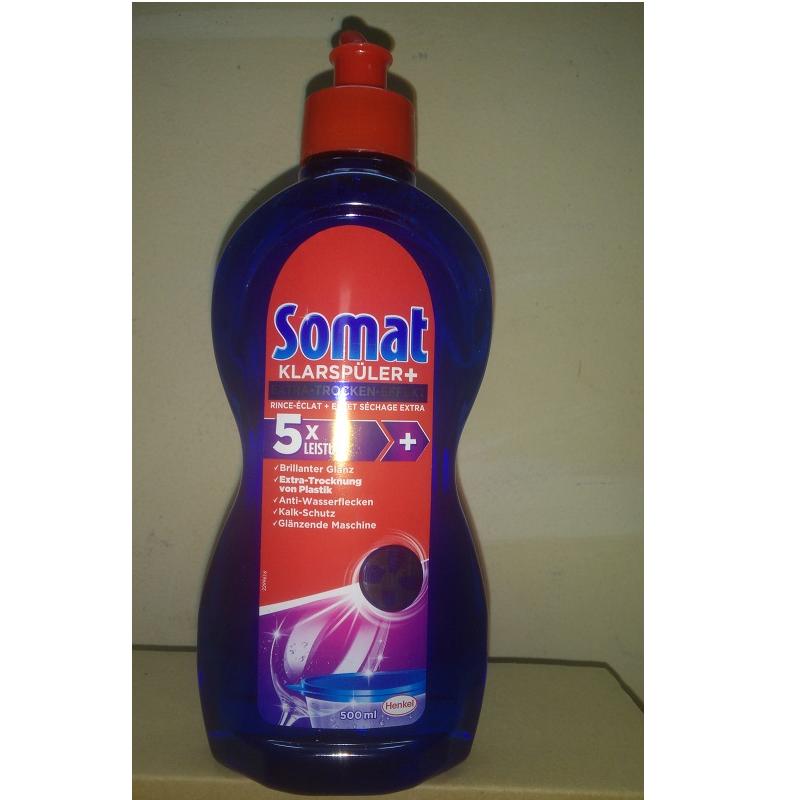 combo bột rửa bát Somat  và chai nước làm bóng ( Hàng Đức )