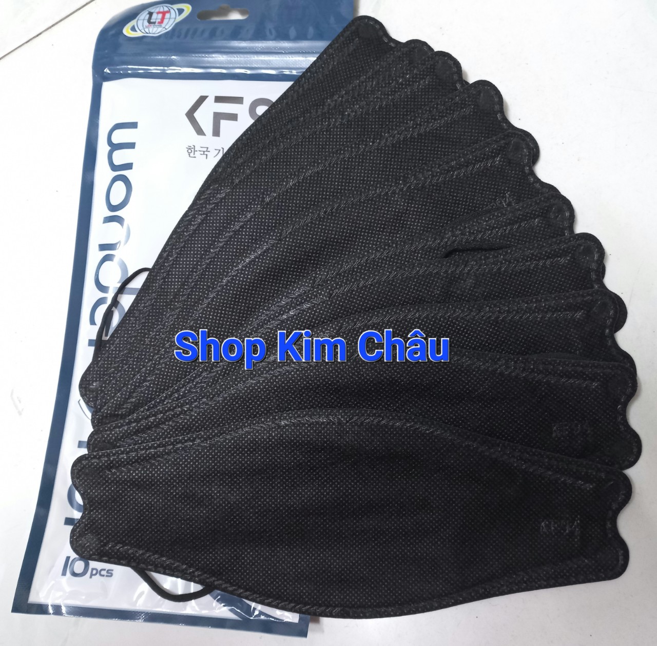 Khẩu trang 4d mask kf94 lâm thịnh mask 4 lớp dày dặn - bịch 10 cái