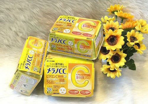 Mặt Nạ CC Melano vitamin C 20 miếng