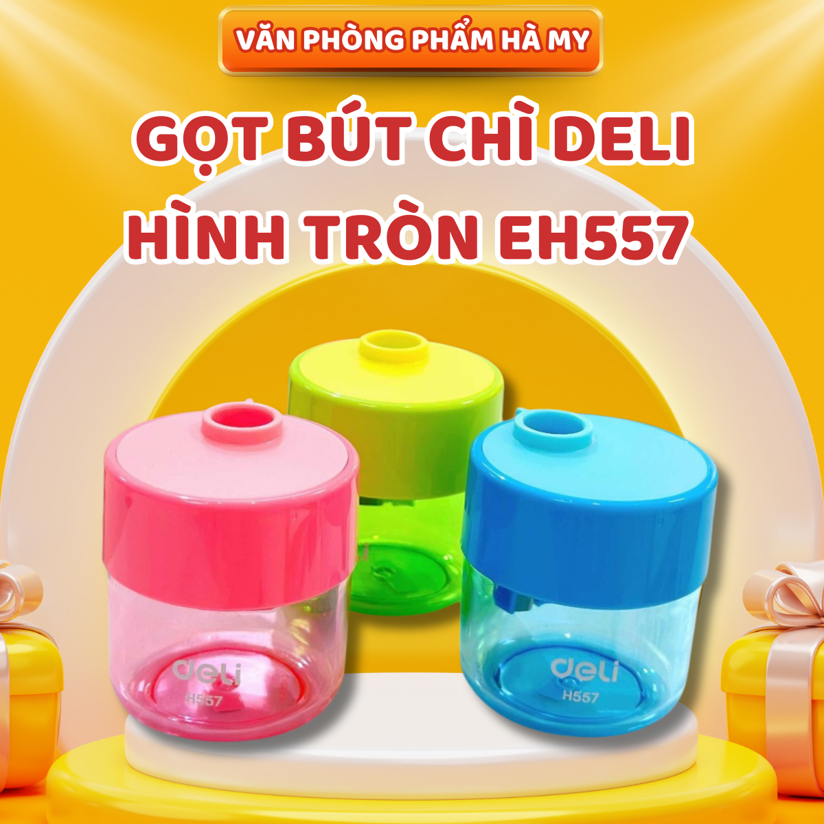 Gọt bút chì mini hình tròn Deli EH557