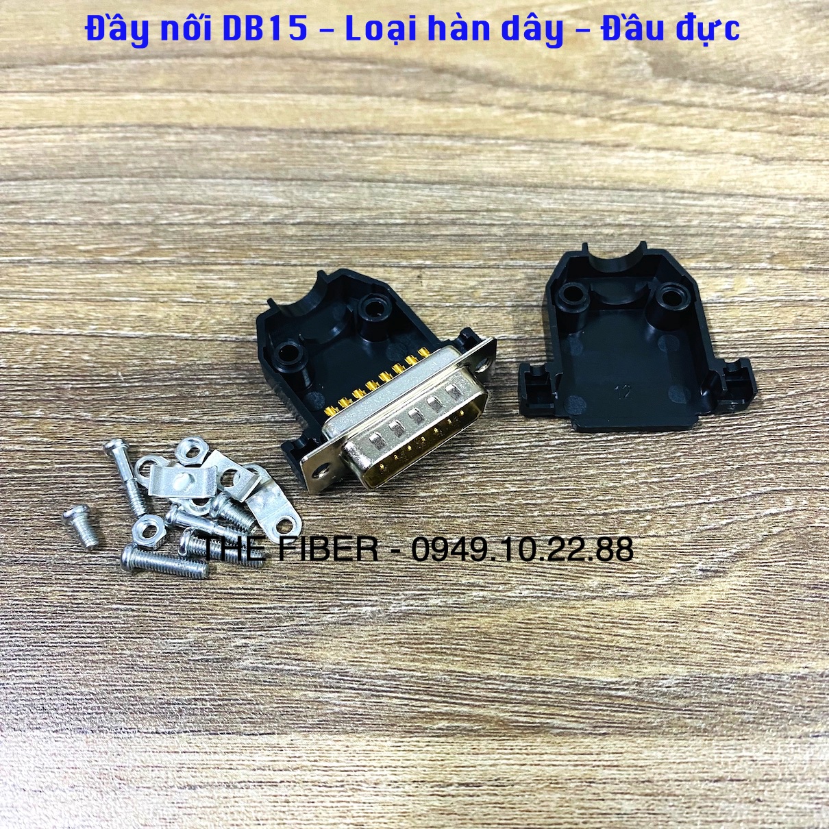 Đầu nối DB15 - Loại hàn dây - Đực/Cái