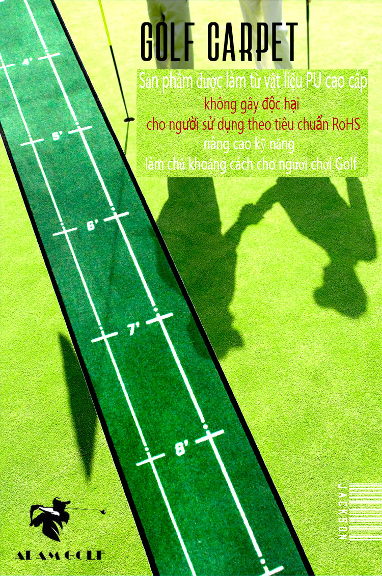Thảm tập putt nâng cao kỹ năng putt cho người chơi Golf
