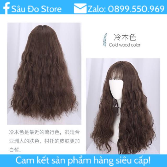 Tóc Giả Sóng Phồng Tặng Lưới Trùm