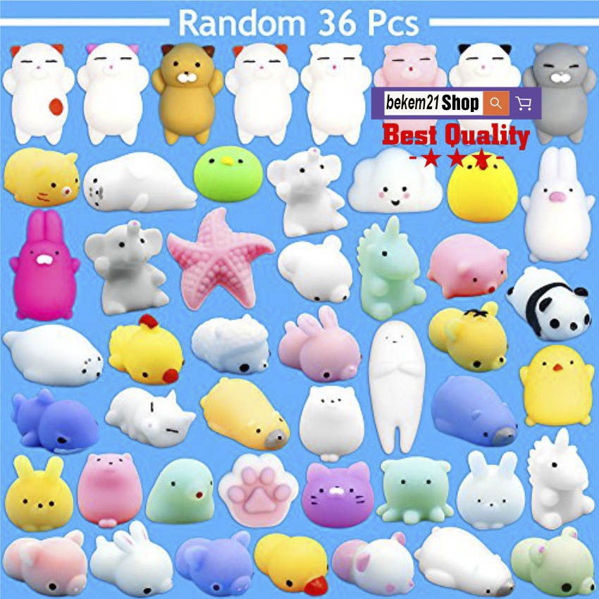 Đồ Chơi Squishy Mochi Hình Thú Cực Dễ Thương (Chọn mẫu)