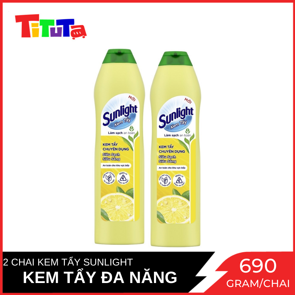 Combo 2 Kem Tẩy Đa Năng Sunlight Chai 690G