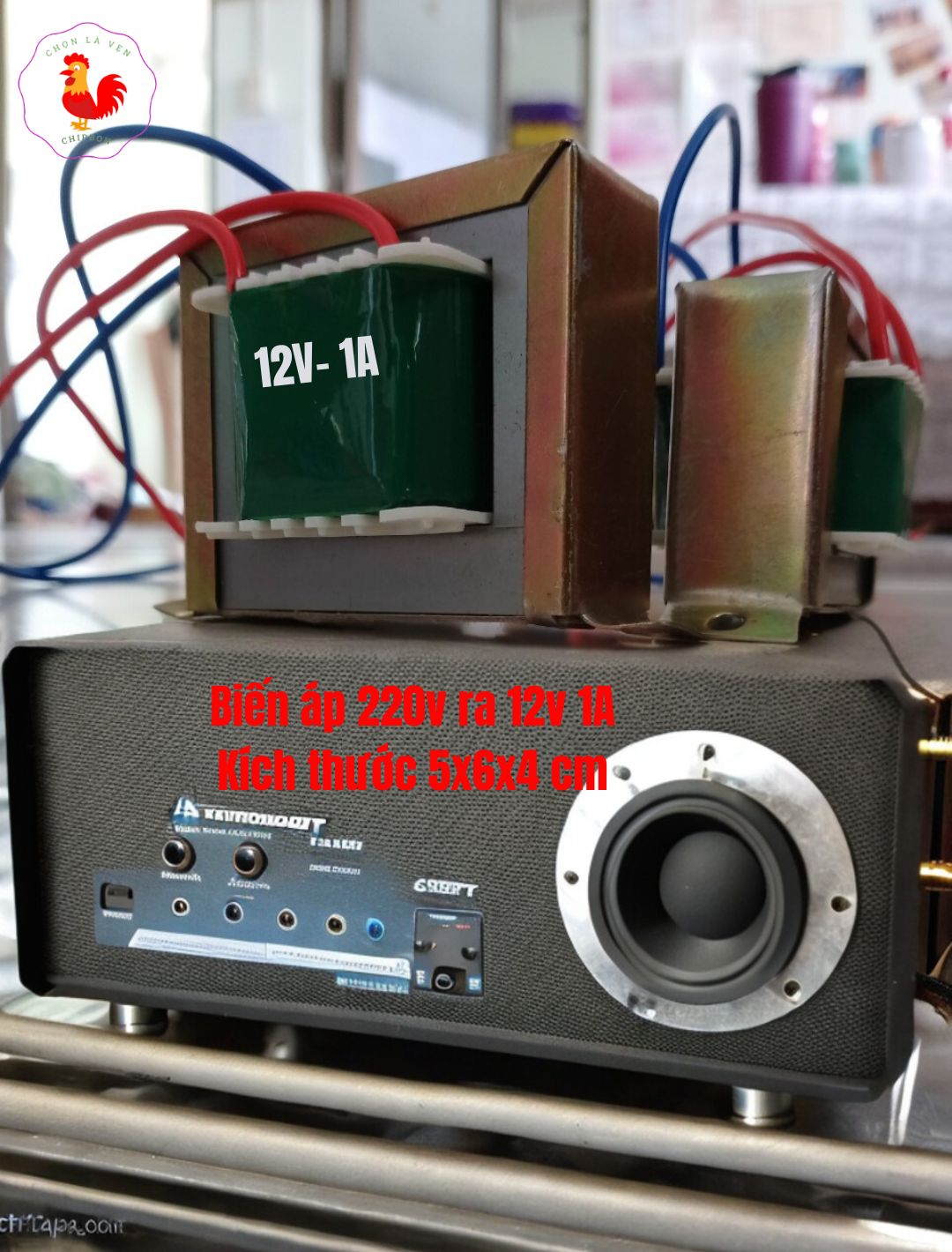 Biến áp nguồn 12V 1A cách ly mới