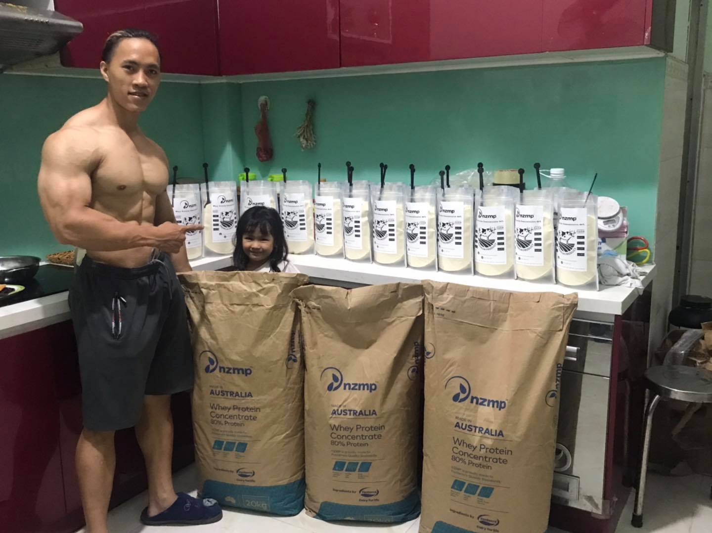 Whey 80% NZMP - Tăng cơ, tăng cân ( Không fake, trộn )