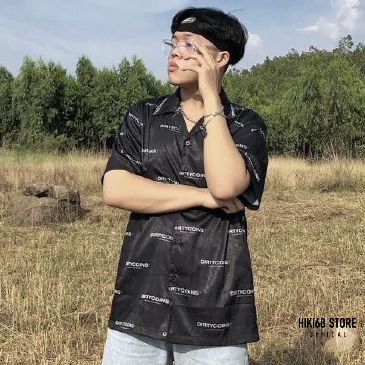 [FULL TAG] Áo Sơ Mi DIRTY COINS LOGO SS1 Chất Liệu Lụa Mềm CNK 100%