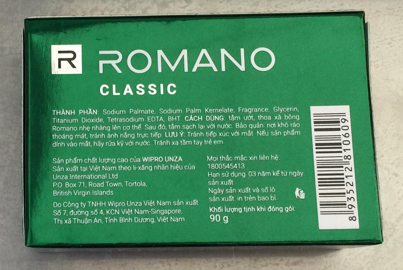 Xà Bông Tắm Romano Men Classic 90g