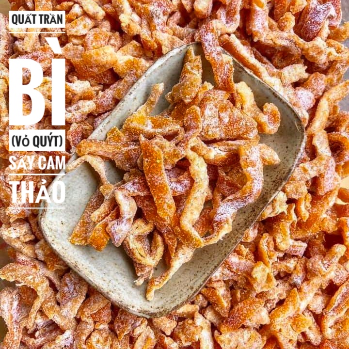 1 kg quất trần bì-vỏ quýt-sấy cam thảo thơm ngon-đồ ăn vặt