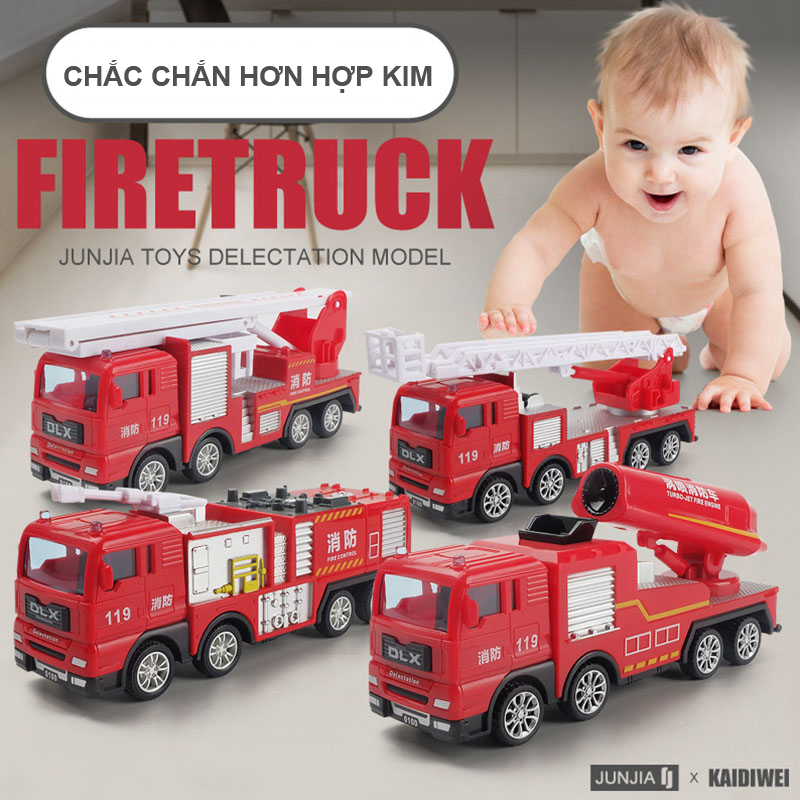 Mô Hình Xe Cứu Hỏa Đồ Chơi Cho Bé