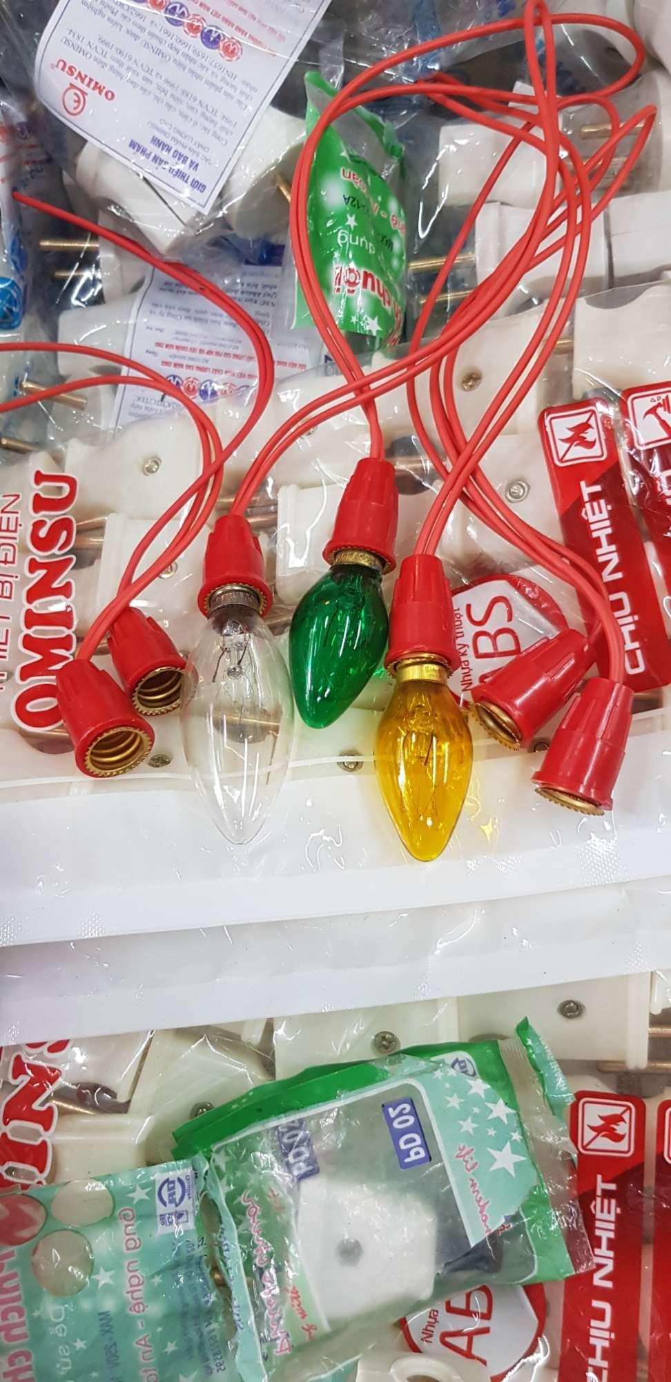 Bộ 10 đui đèn nhót E12