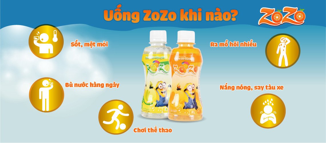 Nước bù điện giải ZOZO 6x250ml