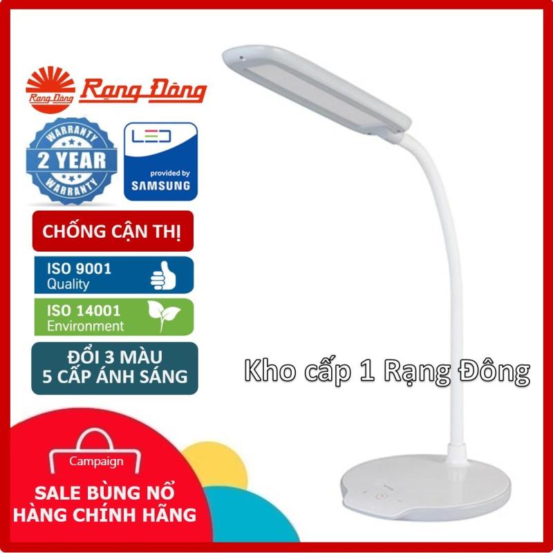 Đèn học LED chống cận Rạng Đông 6W cảm ứng, đổi 3 màu / 5 mức ánh sáng, RD-RL-22