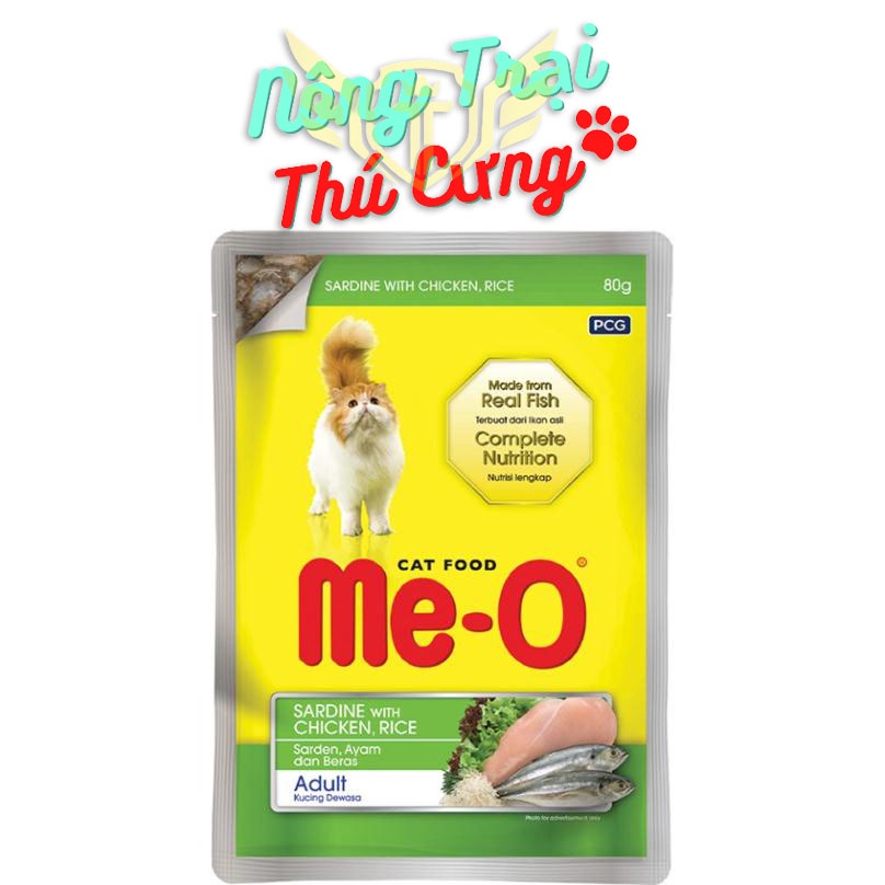 Pate mèo Me-o 80g - Vị cá ngừ