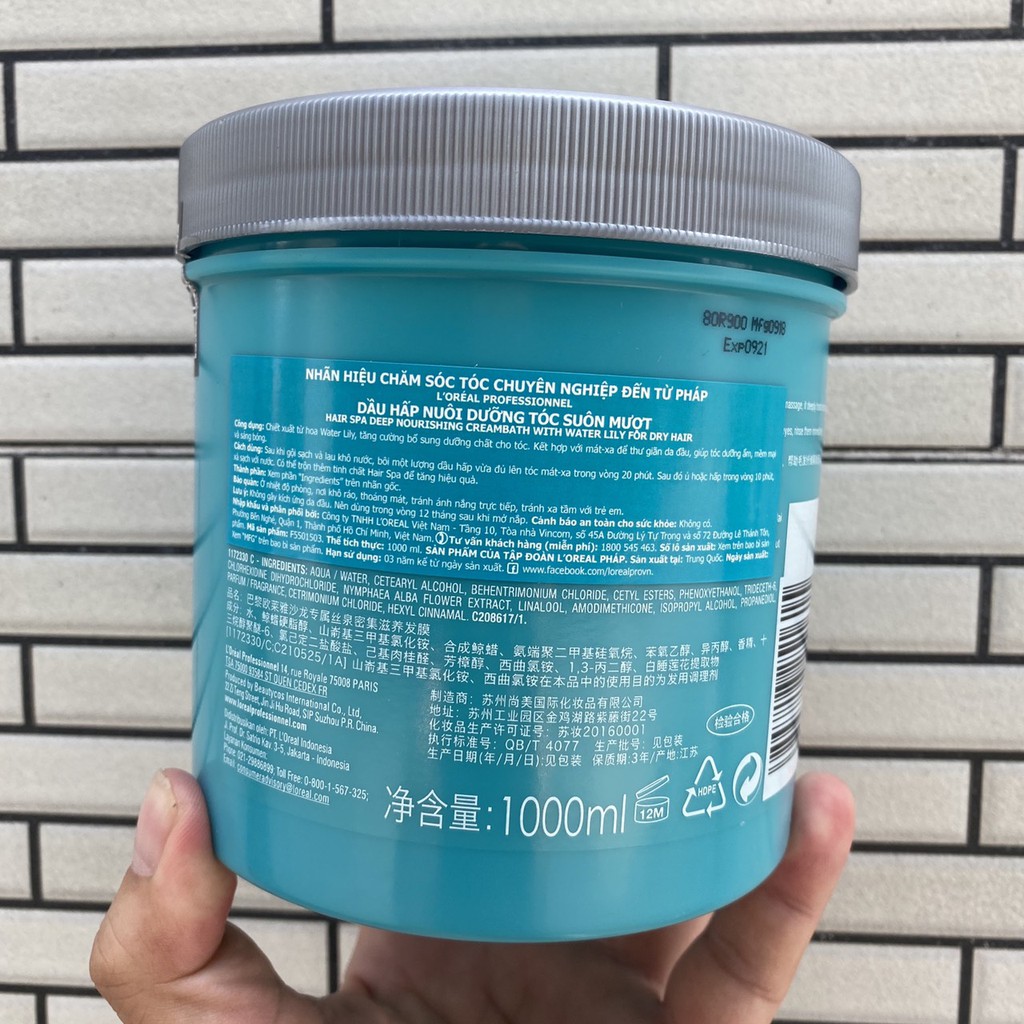 Hấp dầu suôn mượt Deep Nourishing Hair Spa L'oreal