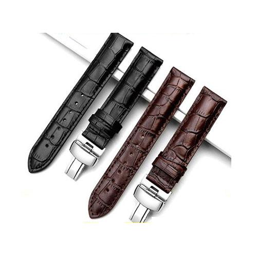 [SALE HOT] Dây đồng hồ Tissot da cá sấu size 19mm (màu đen) CAO CẤP