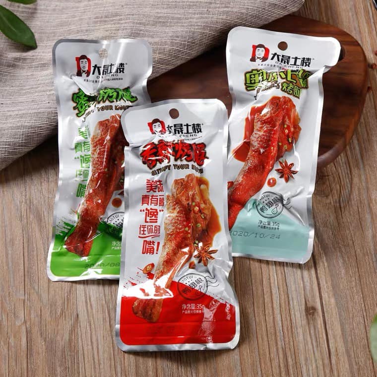 Đùi Vịt Cay Dacheng - Gói 35gr - Đồ Ăn Vặt Trung