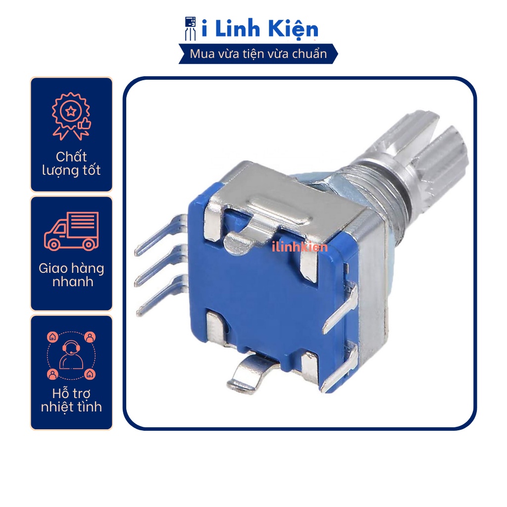 Công tắc vô cấp volume EC11 EC12 EC16 chất lượng tốt