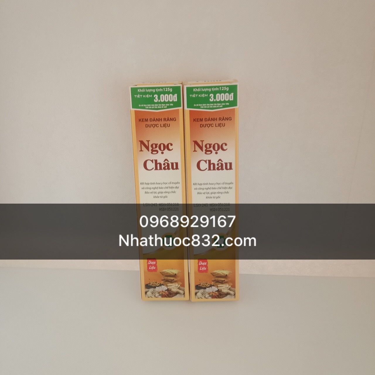 Kem Đánh Răng Dược Liệu Ngọc Châu 125g