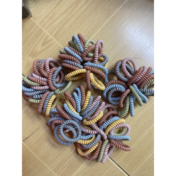 10/20 Sợi Thun Lò Xo Cột Tóc Màu